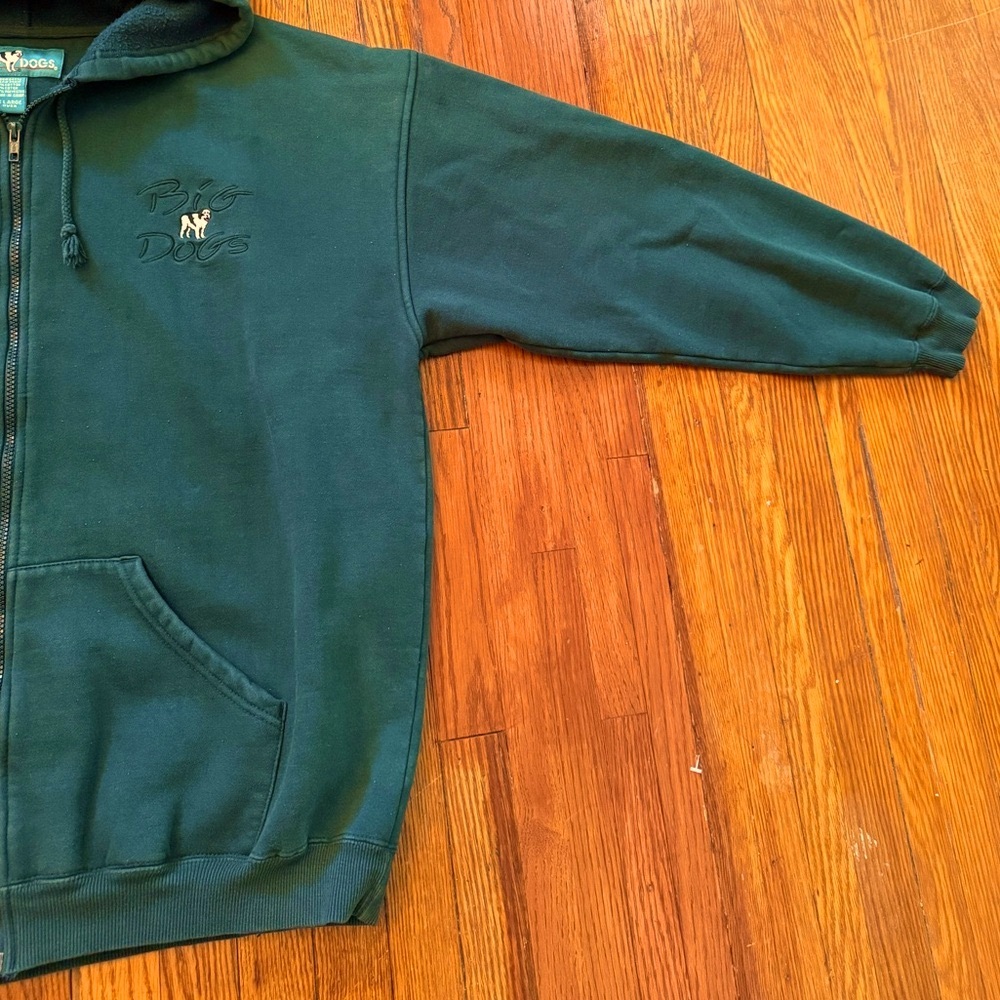 90’s Big Dogs Vintage Zip Up Hoodie - Picture 5 of 12
